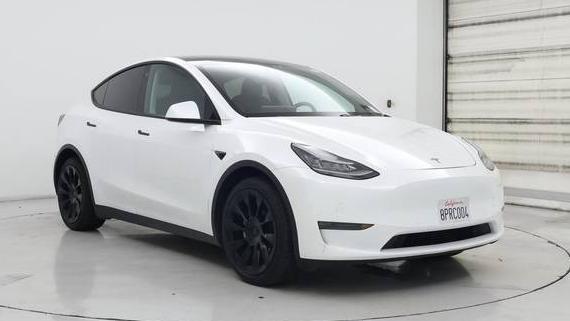 TESLA MODEL Y 2020 5YJYGDEF5LF003050 image